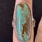 Native American Navajo Sterling Silver Turquoise #8 Ring | Sz 8.5 | 320