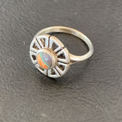 Native American Women's Navajo Purple Sugilite Spiny Inlay Ring | Sz 6 | 11182