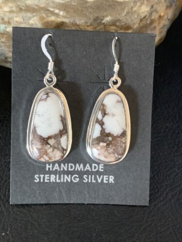 Native American Women's Wild Horse Earrings | Sterling Silver | Navajo Handmade | 14085