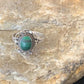 Navajo Green Malachite Ring | Sterling Silver | Sz 4.5 | Authentic Native American Handmade | 10871