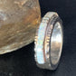 Navajo White Opal Inlay Ring | Sterling Silver | Sz 11.5 | Authentic Native American Handmade | 13534