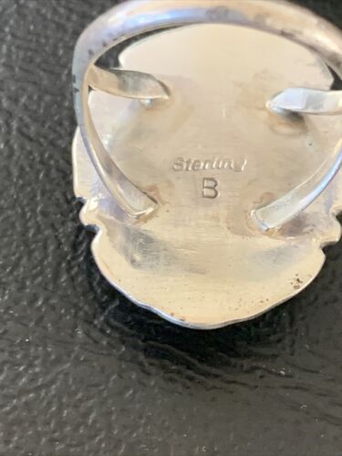 Southwestern Navajo Blue Kingman Turquoise Ring | Sterling Silver | Sz 7 | 12209