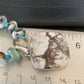 Men's Navajo Wild Horse Turquoise Pendant Necklace | Sterling Silver | Authentic Native American Handmade | 10265