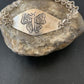 Vintage Navajo Sterling Silver Butterfly Link Bracelet | Authentic Native American Handmade | 1467