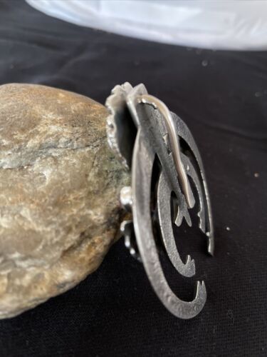 Navajo Sterling Silver Naja Pendant | Turquoise & Spiny Oyster | Authentic Native American Handmade | 01059