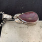 Navajo Purple Spiny Oyster Pendant | Sterling Silver | Authentic Native American Handmade | 00802