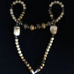 Women's Graduated Tigers Eye & Picture Jasper Necklace | Sterling Silver | Authentic Native American | 21"