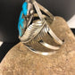 Navajo Old Pawn Bisbee Turquoise Cuff Bracelet | Sterling Silver | Native American | 8281