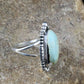 Southwestern XL Blue Royston Turquoise Ring | Sterling Silver | Sz 8.75 | 10198