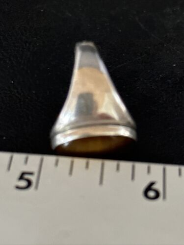 Native American Coffee Tiger's Eye Ring | Sterling Silver | Sz 9 | 14269 - Masha USA