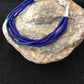Blue Stabilized Lapis Heishi Bracelet | Sterling Silver | 5-Strand | 7" | 13598