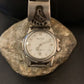 Authentic Native American Hopi Sterling Silver Watch Tips Band | Bear Paw Design | Vintage Men's Jewelry | Old Pawn | 1446