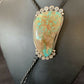 Navajo Royston Turquoise Bolo Tie | Sterling Silver | Authentic Native American Handmade | 12363