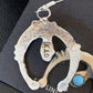 Navajo Turquoise Naja Dangle Earrings | Sterling Silver | Authentic Native American Handmade | 12554