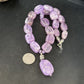 Navajo Purple Amethyst Necklace | Sterling Silver | 22" | Authentic Native American Handmade | 14296