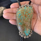 Navajo Royston Turquoise Bolo Tie | Sterling Silver | Authentic Native American Handmade | 12363
