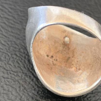 Native American Old Pawn Navajo Ring | Sterling Silver | Sz 4.5 | Handmade | 10410 - Masha USA