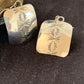 Native American Navajo Sterling Silver Stamped Earrings | Authentic Handmade | 4835