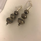 Navajo Sterling Silver Handmade Pearls Earrings | 1.5" | 10201