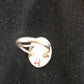 Navajo Coral Sterling Silver Ring | Sz 6 | Handmade Southwestern | 3485