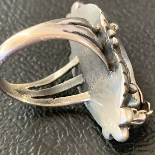 Navajo Purple Spiny Oyster Ring | Sterling Silver | Sz 6 | Authentic Native American Handmade | 10836