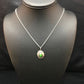 Navajo Green Turquoise Pendant Necklace | Sterling Silver | Native American Handmade | 19" | 8956