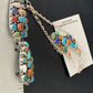 Navajo Multi-Color Turquoise Spiny Necklace & Earring Set | Sterling Silver | 2105