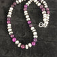 Navajo Men's Purple Sugilite Necklace | Sterling Silver | 22" | Authentic Native American Handmade | 8532