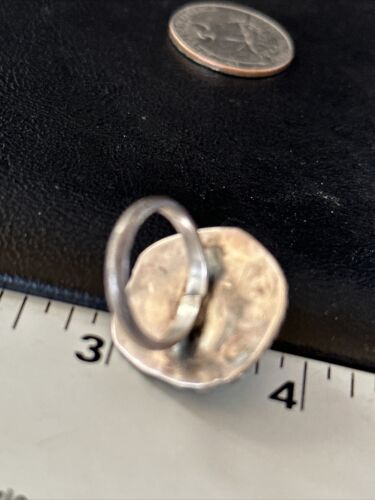 Navajo Blue Kingman Turquoise Ring | Sterling Silver | Sz 5 | Authentic Native American Handmade | 14701