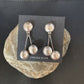 Native American Old Pawn Dangle Earrings | Sterling Silver | 1.5" | 12983