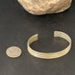 Navajo Sterling Silver Stamped Cuff Bracelet | Authentic Native American Handmade | 13675