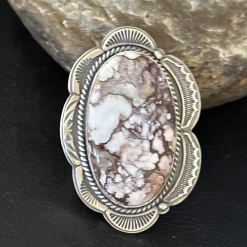 Adjustable Wild Horse Turquoise Ring | Sz 8 | Sterling Silver | Authentic Native American Handmade | 14318