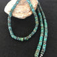Navajo Turquoise Heishi Bead Necklace | 7mm | Sterling Silver | Authentic Native American Handmade | 31" | 3725
