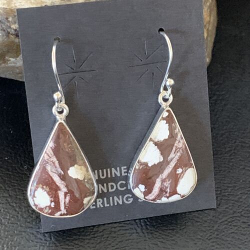 Southwestern Women's Navajo Wild Horse Earrings | Sterling Silver | Authentic Native American Handmade | 12785