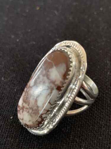 Navajo Wild Horse Turquoise Ring | Sterling Silver | Sz 6 | Authentic Native American Handmade | 1440