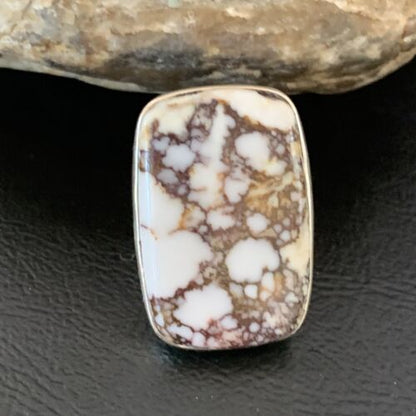 Native American Women's Navajo Wild Horse Turquoise Ring | Sterling Silver | Sz 7.5 | 10489