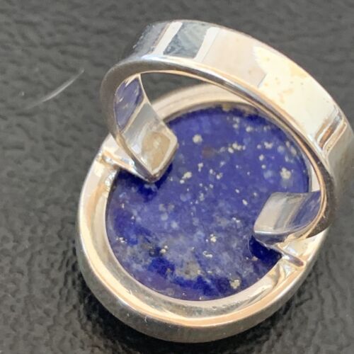 Navajo Blue Lapis Lazuli Ring | Sterling Silver | Sz 6 | Authentic Native American Handmade | 10403