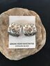Navajo Sterling Silver Hand Stamped Post Earrings | Handcrafted | Southwestern