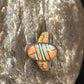 Navajo Blue Turquoise Spiny Oyster Inlay Ring | Sz 6.5 | Authentic Native American Handmade | 14557