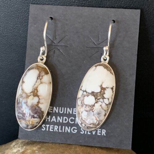 Navajo Wild Horse Earrings Set | Sterling Silver | Authentic Native American Handmade | 12782