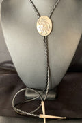 Native American Men's Bolo Tie | Hopi Kokopelli | Sterling Silver | 13760