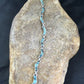 Native American Women's Sterling Silver Turquoise Inlay Link Bracelet | 6.75" | 2031