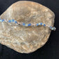 Southwestern Sterling Silver Necklace | Lapis & Opal Inlay Pendant | 16" | 01426