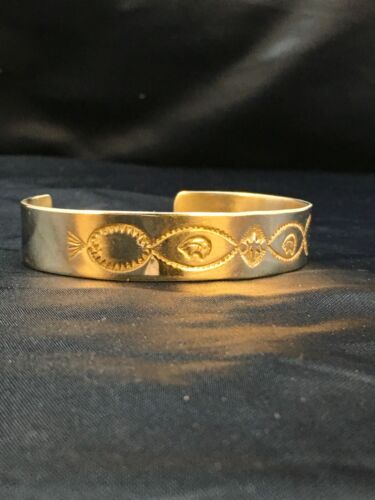 Navajo Bear Bracelet | Sterling Silver | Authentic Native American Handmade | 8935