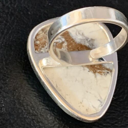 Native American Women's Wild Horse Turquoise Ring | Sz 8 | Sterling Silver | 14030
