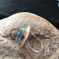 Native American Navajo Kingman Turquoise Ring | Sterling Silver | Sz 8
