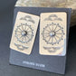 Women's Navajo Sterling Silver Stamped Earrings | 1.5" | Authentic Native American Handmade | 1664