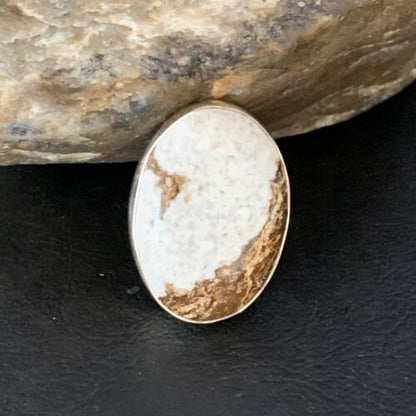 Native American Women's Wild Horse Turquoise Ring | Sz 8 | Sterling Silver | 14025