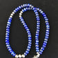 Native American Lapis Lazuli Strand Necklace | Sterling Silver | Men's 22" | 1739