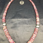 Purple Spiny Oyster Necklace | Navajo Sterling Silver | Authentic Native American Handmade | 23" | 2624